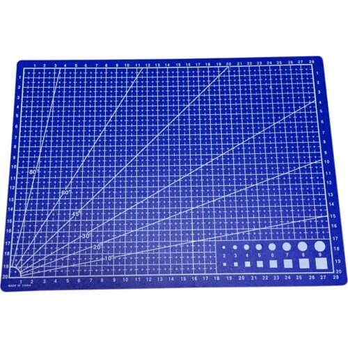 30*22cm Cutting Mats A4 Grid Double-sided Plate Design Engraving Model Mediated Knife Scale Cut Cardboard School Office Supplies