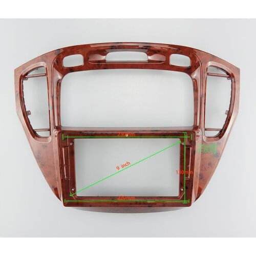 9 INCH Car Audio Frame GPS Navigation Fascia Panel Car dvd Plastic Frame Fascia is suitable for 2000-2007 TOYOTA HIGHLANDER