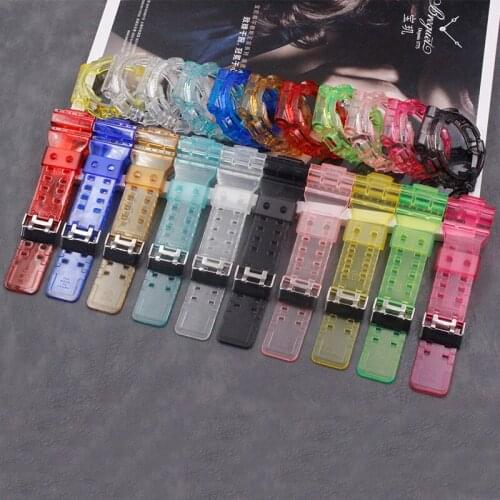Watch accessories resin strap for Casio G-SHOCKGA-110 GA-100 GD-100 GA-120 GD-120 GD-110 sports mens and womens watch belt
