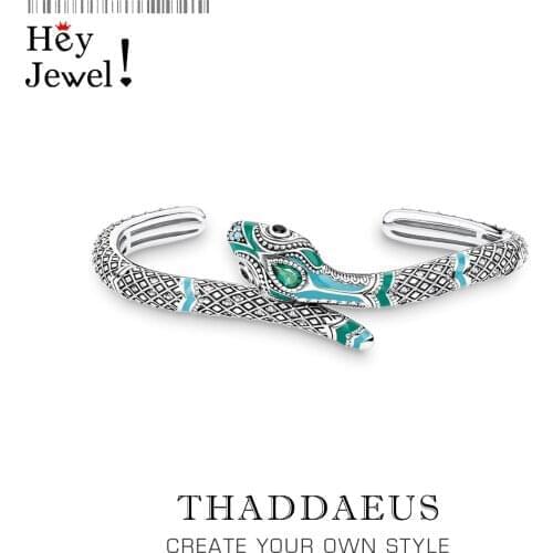 Bracelet Bangles Snake Europe Style Fashion Jewelry For Women,2020 Spring Bohemia Tropical Mystical Gift In 925 Sterling Silver