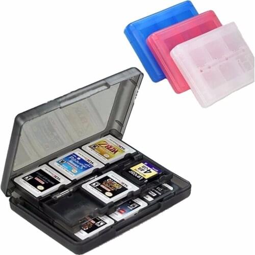 Insten 28-in-1 Game Card Case for Nintendo NEW 3DS / 3DS / DSi / DSi XL / DSi LL / DS / DS Lite Cartridge Storage Solution Box