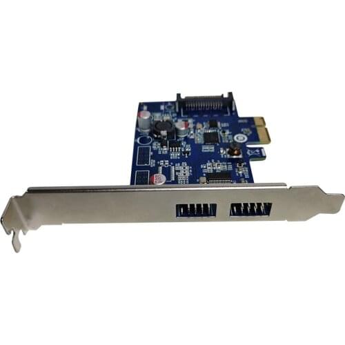 Add on Card PCIe 2 Ports Usb External 2 Port 9pin 9-pin USB2.0 Expansion Card Bluetooth Usb WIFI PCI-E Adapter Converter Card
