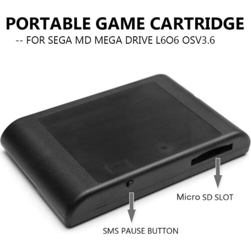 MD Cartridge Memory Card Adapter Game Storage Burning Card for Sega OSV3.6/3.8 Version Portable Flashcard