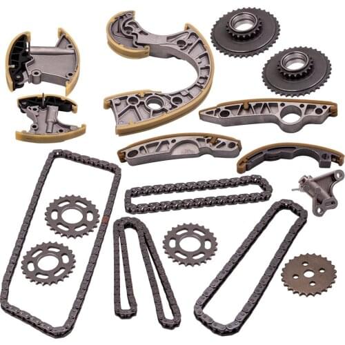 ENGINE TIMING CHAIN KIT for AUDI A4 A6 A8 Q7 For VW TOUAREG UPPER LOWER Updated