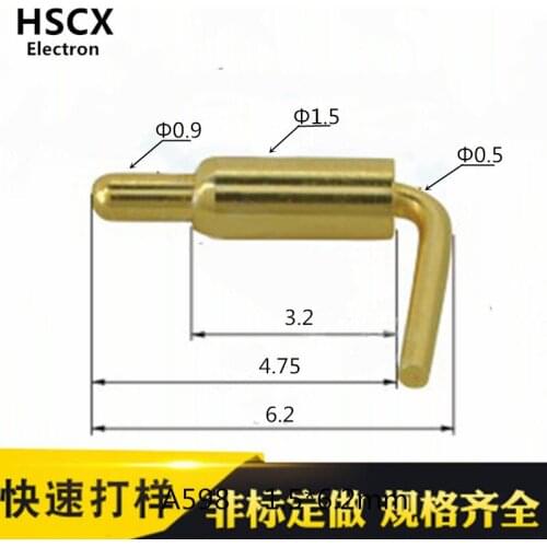Charging Phone Connector Probe Connector Pogo Pin Signal Contact Pin Bending Pin Spring Thimble A598