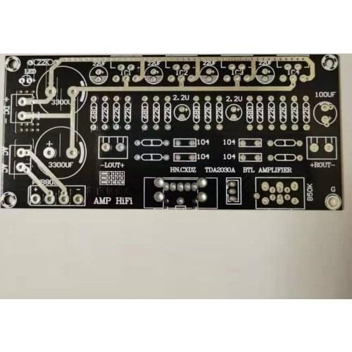 Fannyda LM1875\TDA2030A single power dual channel BTL power amplifiers board PCB circuit board empty board