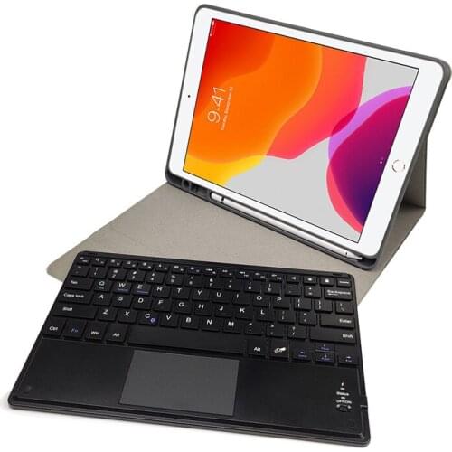Magic keyboard Smart Case For Ipad10.2,air10.5,Pro 9.7,Mini 4/5 ,ipad pro Detachable Wireless Bluetooth Keyboard With Touch pad
