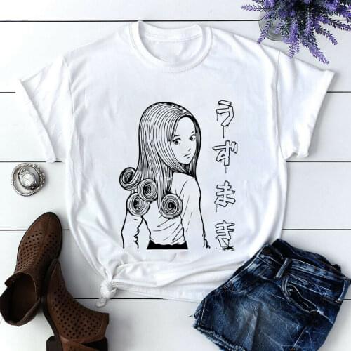 Tomie Junji Ito Horror Gore Goru Eyeball Manga Anime Japan Japanese Uzumaki Men Printed Shirt