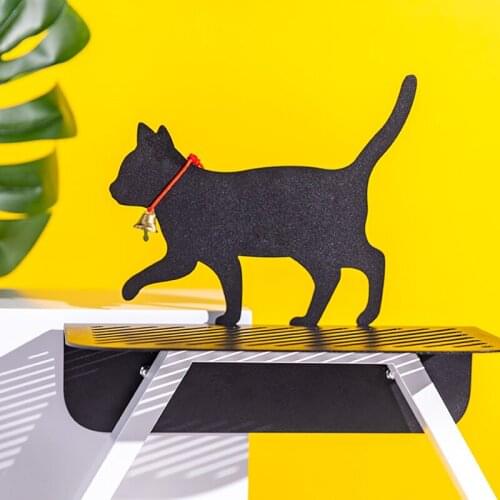 Cat shelf Scandinavian iron modern hanging basket wall hanging rack no punch wall hanging kitchen receiving rack wall shelf