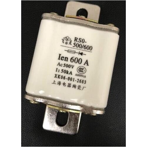 Fuses: RS0-600 600A 500V BC50KA / RS0-500/600 600A 500V / HDLRS0-600 500A 500V / RS0-600 RS0-500/600 450A 480A 550A aR