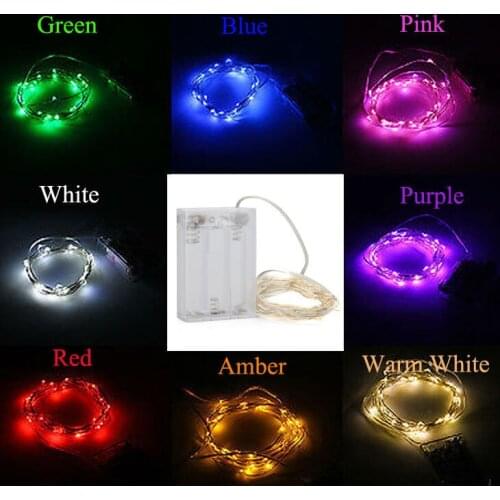 Factory Direct Deal !!! 10Pieces/Lot 7ft 3AA Battery Operated 20 Micro LED String Light ,Submersible Waterproof LED Fairy Light