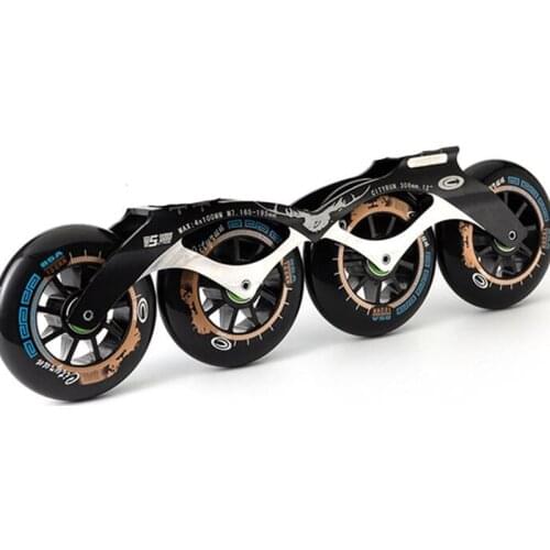 1 pair 4X110mm 4X100mm 4X90mm inline speed skates frame with 110mm 100mm 90mm speed skating wheel base combination CT CITYRUN