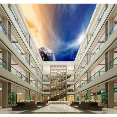 Stereoscopic 3d wallpaper Fantasy night sky ceiling Photo wallpaper custom wallpaper TV setting wall of sitting room sofa