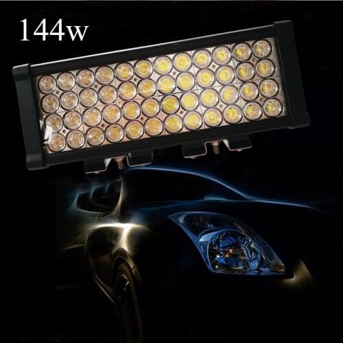 144W OFF ROAD LED WORK LIGHT BAR 4ROWS CAR SUV TRUCK 4X4 MOTORCYCLE WAGON 12V 24V AUXILIARY TRAILER INDICATOR