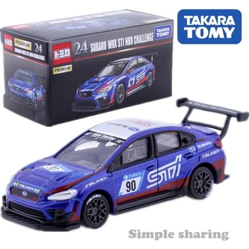 Takara Tomy Tomica Premium NO. 24 Subaru Wrx Sti Nbr Challenge 1:62 AUTO Racing Car Motors Vehicle Diecast Metal Model New Toys
