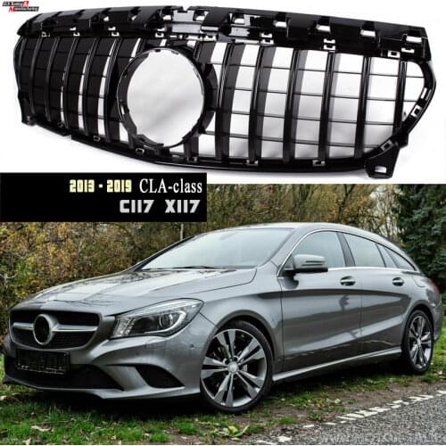 Grille for 2013 - 2019 Mercedes CLA-class C117 Coupe X117 Shooting Brake W117, Will Not Fit CLA45