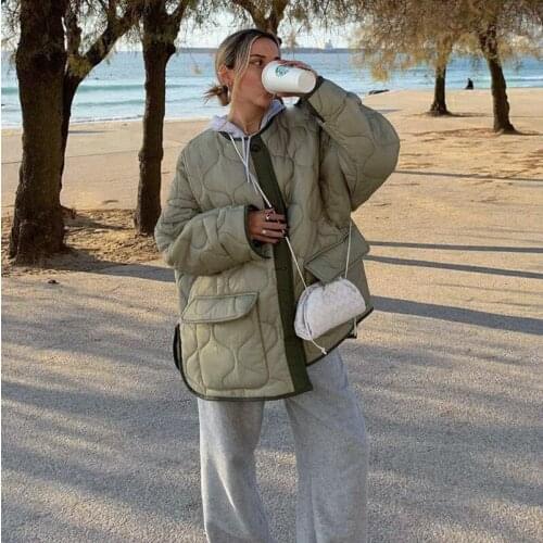 Winter Jacket Women Warm Quilted Coats Cotton Jacket Parkas Female Casual Loose Outwear Korean Cotton-padded Winter Coat Outfit