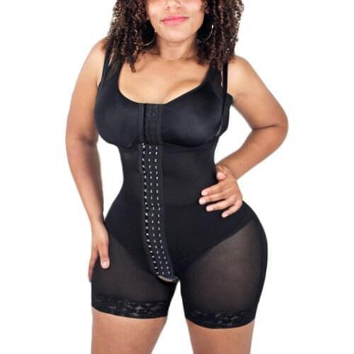 WomenS Shapewear Tummy Control Faja Moldeadora Slimming Full Body Shaper Reducing Girdles Hip Pads