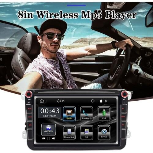 8-inch High-definition Touch Screen 2 DIN Apple CarPlay Bluetooth MP5 Stereo Player Car FM/AM Radio For The Public