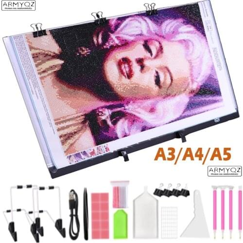 Diamond painting USB Led light box A5 / A3 / A4 Led drawing board digital electronic ultra-thin 5d Diy art light pad