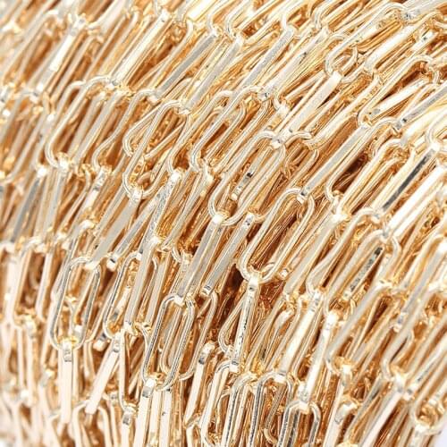 10m Thick Chain Bracelet Cold Wind Geometry Chain Female Bracelet Charming Necklace DIY Jewelry Material For Women Gift