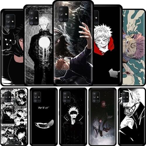 Japanese Anime Jujutsu Kaisen Cell Phone Case for Samsung Galaxy A50 A10 A70 A30 A40 A20s A10s A10e A80 A90 A51 5G Cover Coque
