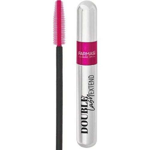 Farmasi Double Lash Extend Effective Mascara 2 Step False Lash Effect! Special brush through lashes from root to tip lifting