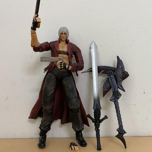 Play Arts Kai J Devil May-Cry Figure Dante Action Figure Cloud Model Toy Doll Gift Boy 12 inch