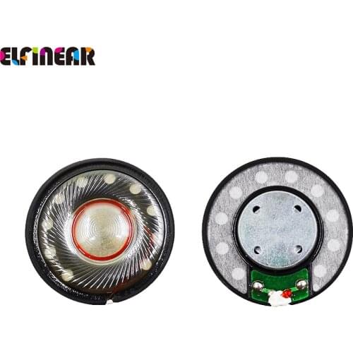 ELFINEAR 1Pair (2Pcs)300ohm 40MM Graphene Diaphragm Speaker Driver Replacement For Earphones Headphones Headsets