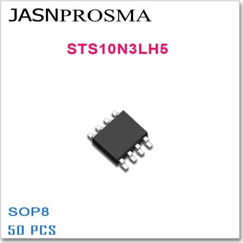 JASNPROSMA 50PCS SOP8 STS10N3LH5 High quality STS