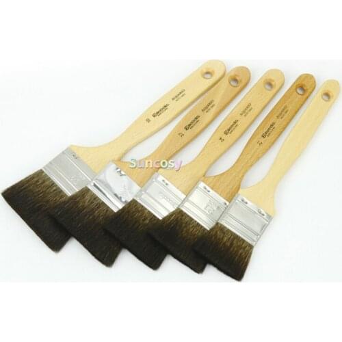 Escoda AQUARIO Series 2032 Painting Brush,Squirrel | Mottler | Matt Varnished | Wood Handle,for Large Area Halo Dyeing