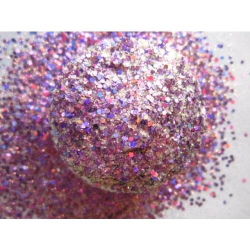 Laser Purple Luccica Holographic Glitter Polveri Laser Nail Glitters G502