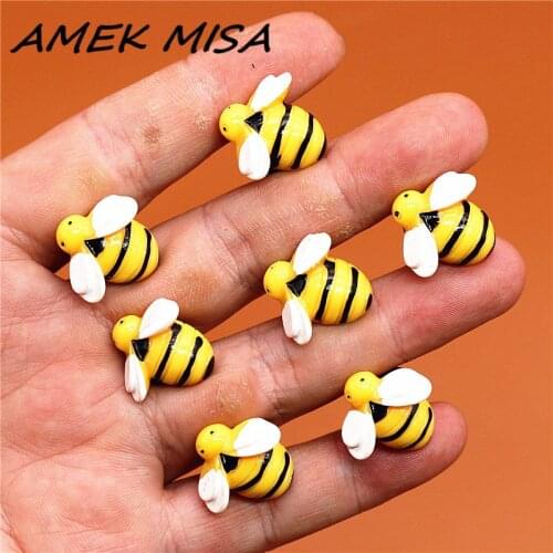 Single Sale 1pcs Novel Simulation Bee Shoe Charms Accessories Resin Shoe Decoration for croc jibz Kids Party X-mas Gifts U133