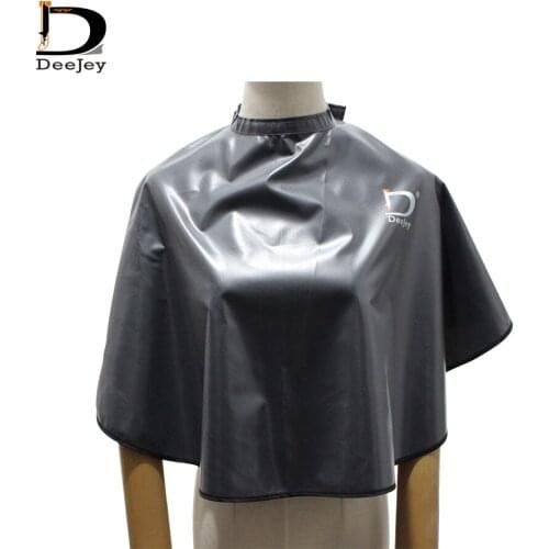 Wholesale private logo waterproof hairdressing cape for hair colored adjustable hair dye cape barber salon Cape