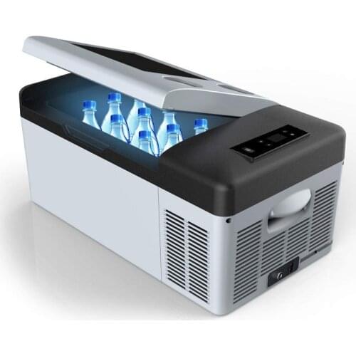 Potable Solar Ready Fridge Freezer for Car and Home, Lithium Battery Rechargeable with Solar/AC/DC/Car Port, -4 F True Freezing