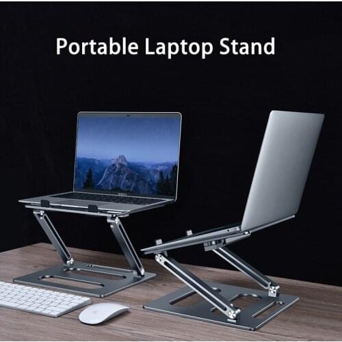 Adjustable Laptop Stand Aluminium Notebook Stand Portable Laptop Holder Tablet Stand Computer Support For MacBook Air Pro Ipad
