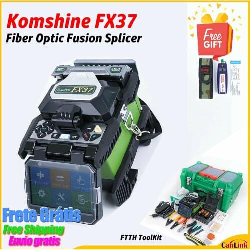 Suit Box Sale of Komshine FX37 Welding Machine Fiber Optic Fusion Splicer Fiber Splicing Machine Soudeuses by Express Shipping