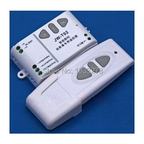 Ac 220 v intelligent digital RF wireless remote control switch system for projection screen