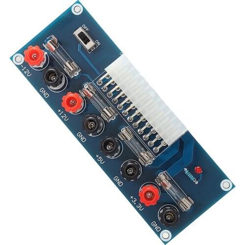 XH-M229 Desktop PC Power ATX Transfer Board Power Supply Module Power Supply Board Output Terminal Module 24Pins