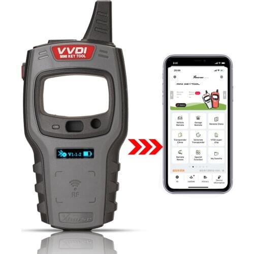 Xhorse VVDI Mini Key Tool Remote Key Programmer Global Version With Free 96bit 48-Clone Function +10pcs VVDI Super Chip