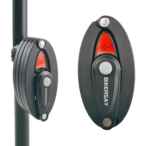 Anti-theft Password Folding Lock Cycling Bicycle Lock Safety Bicycles 4 Dial Digital Secret Code Combination Bike Lock