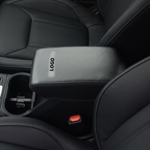 PU Leather Armrest Box Cover Wrap Protector for Subaru Forester 2019 2020 Seat Armrest Console Pad Storage Protection Cushion