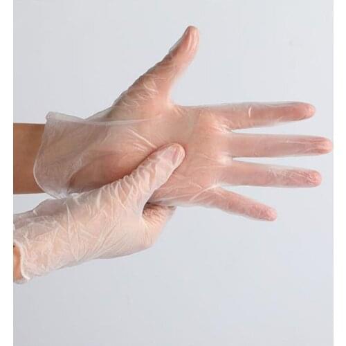 100pcs/set New Food Plastic Gloves Disposable Gloves For Restaurant Kitchen Bbq Eco-friendly Food Gloves Fruit Vegetable Gloves