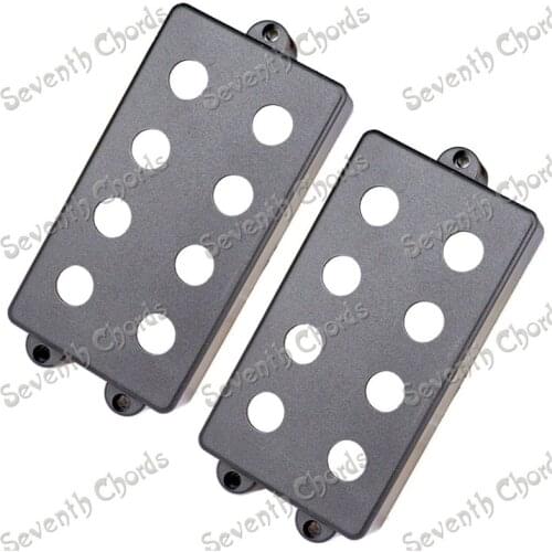 12 Pcs/Pack Electric Bass Guitar Humbucker Pickup Covers for Electric Bass Guitar 8 hole 4 string and 10 hole 5 string 12 hole