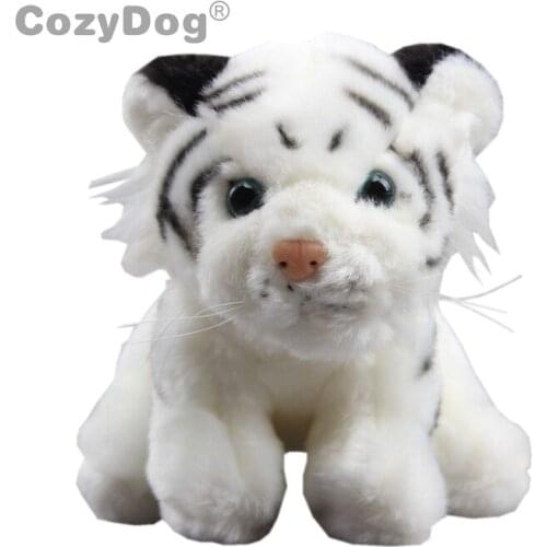 15cm white tiger plush Toys Simulation Tigers Soft Stuffed Dolls Hot Sale High Quality baby kids Christmas Birthday Gift