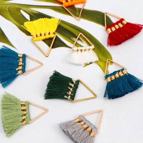 2pcs 11-13cm Charm Tassel with beads Chinese Tassel Craft Knot Tassel Pendant Crafts Home Decoration Characteristics Gift