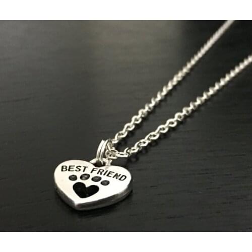 2018/Hot fashion charm prints the best friends necklace jewelry, gifts to good friends necklace jewelry