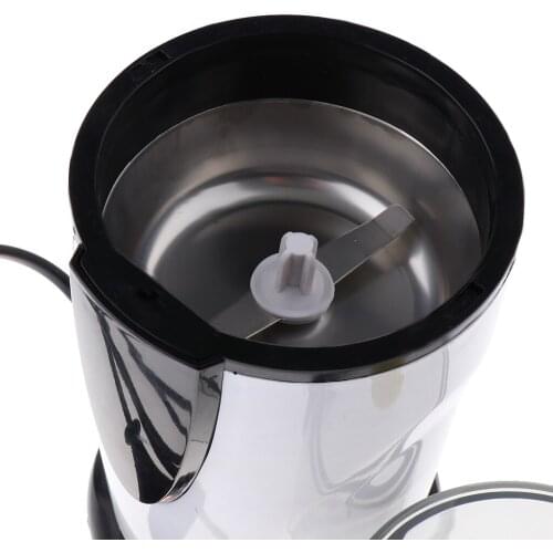 Electric Coffee Grinder Maker Stainless Steel Blades Bean Mill Cafe Tool