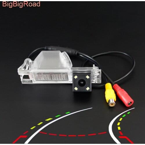 BigBigRoad For Hyundai New Tucson IX35 2005 2006 2007 2008 2009 2010 2011-2014 Car Intelligent Dynamic Track Rear View Camera