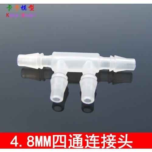 Edge Four. Joint Caliber 4.8mm Edge Four Tonglian Joint Plastic Edge Four. Tube Hose Joint Aquarium